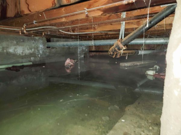 Crawl Space Drying in Crown Point